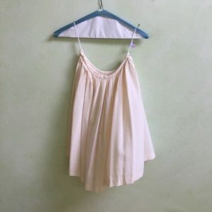 Vintage pleated silk skirt